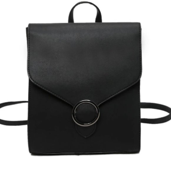Fashion Women Backpack 2021 PU Leather Retro Female bag schoolbags Teenage Girl